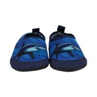 BECK Badeschuhe/Hausschuhe Atlantik blau