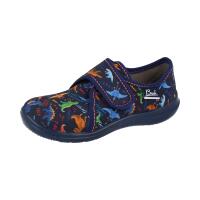 BECK Hausschuh Dinosaurier dunkelblau 31