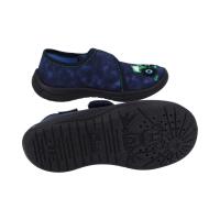 BECK Kleinkind Hausschuh Little Farm blau