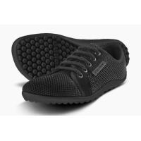 LEGUANO AKTIV Sneaker lavaschwarz, schwarze Sohle Weite M