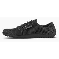 LEGUANO AKTIV Sneaker lavaschwarz, schwarze Sohle Weite M