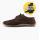 LEGUANO DEAN nubukleder Halbschuh mokka, Gratis Socken dazu Weite M+W