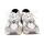 GROUNDIES® STARLITE 2.0 Sneaker white/silver/black