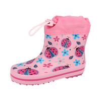 BECK Gummistiefel Glückskäfer pink Weite M+W