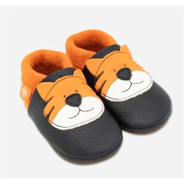 ORANGENKINDER Kinder Barfußschuhe Amigo – Tiger Tom navy/orange