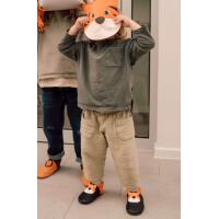 ORANGENKINDER Kinder Barfußschuhe Amigo – Tiger Tom navy/orange
