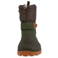 LURCHI JAN Barfuß-Gummistiefel mit dicker Fütterung aus PES olive Weite M+W 31