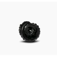 LEGUANO DEAN nubukleder Halbschuh schwarz, Gratis Socken dazu Weite M+W