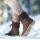 LEGUANO NICEBARE Winterstiefel braun Weite M