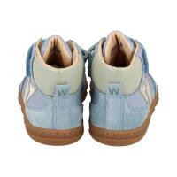 KOEL KRIS FANTASY Kinder Barefoot Sneakers glitzer hellblau Weite W