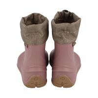 LURCHI Barfuß-Gummistiefel mit dicker Fütterung rose Weite M+W