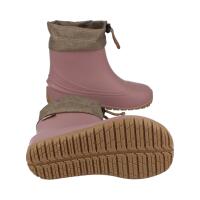 LURCHI Barfuß-Gummistiefel mit dicker Fütterung rose Weite M+W