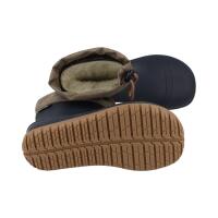LURCHI Barfuß-Gummistiefel mit dicker Fütterung navy Weite M+W