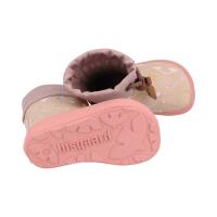 BISGAARD Barfuß-Gummistiefel mit dicker Fütterung Einhorn rosa Weite M+W