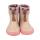 BISGAARD Barfuß-Gummistiefel mit dicker Fütterung Einhorn rosa Weite M+W