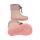 BISGAARD Barfuß-Gummistiefel mit dicker Fütterung Einhorn rosa Weite M+W