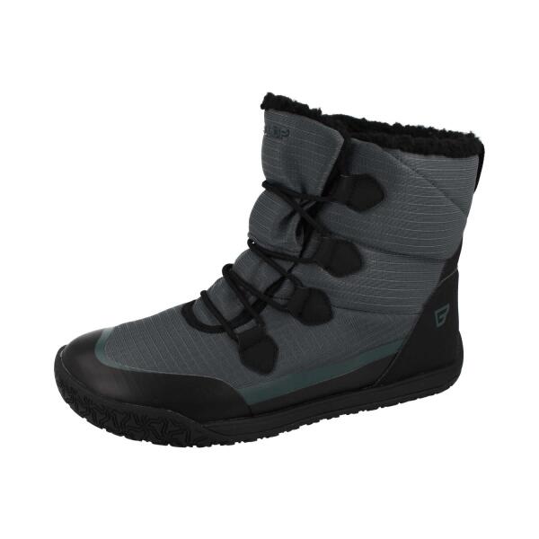 BALLOP NORDUN Barfuß Winterstiefel schwarz/grau Weite W