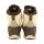 BALLOP NORDUN Barfuß Winterstiefel beige/braun Weite W