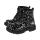 DOCKER´S by Gerli Mädchen Winterstiefel schwarz Herzchen und Schleifen motiv NICHT Barfußschuh Weite M