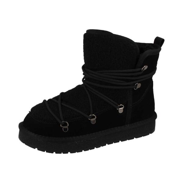 LA STRADA Winterstiefel Teddy Feel schwarz Weite M