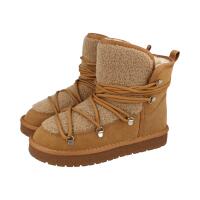 LA STRADA Winterstiefel Teddy Feel beige Weite M