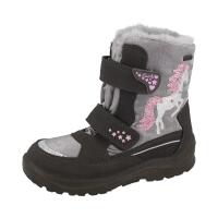 LURCHI KANANI SYMPATEX Winterstiefel Blinklichter grau...