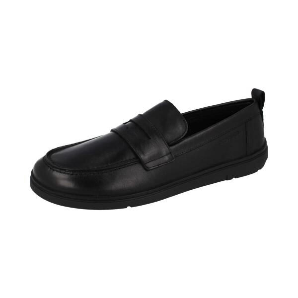 GROUNDIES® BRISBANE Slip-on Women Nappa-Leder schwarz Weite M