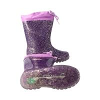 LICO Powerlight W Blinky Gummistiefel lila/pink/silber Weite M