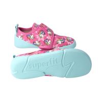 SUPERFIT VENTI Textil Hausschuh pink Weite W
