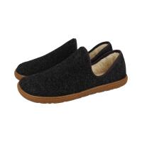 KOEL FAYRA Merinowolle Outdoor-Slipper dunkelgrau Weite M