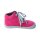 GECK Halbschuh pink velours fleece laces Weite/M 23