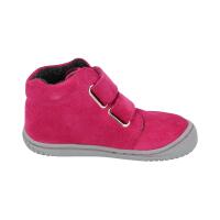 CHAMELIION Halbschuh pink velours fleece Klettverschluss Weite/M 22