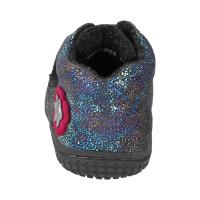 CHAMELIION Halbschuh glitter graphit Veloursleder fleece Kletter Weite/M 20