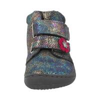 CHAMELIION Halbschuh glitter graphit Veloursleder fleece Kletter Weite/M 21