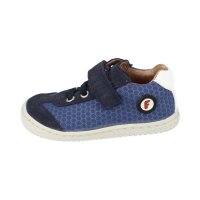 SALIIMA Halbschuh royalblue velours Klettverschluss Weite/M