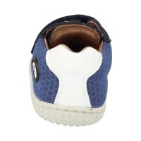 SALIIMA Halbschuh royalblue velours Klettverschluss Weite/M