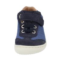 SALIIMA Halbschuh royalblue velours Klettverschluss Weite/M