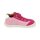 SALIIMA Halbschuh pink velours Klettverschluss Weite/M
