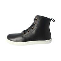 HAPPY-FEEL Winterstiefel black nappa leather woolfleece laces Weite/M 34