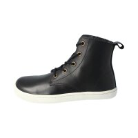 HAPPY-FEEL Winterstiefel black nappa leather woolfleece laces Weite/M 35