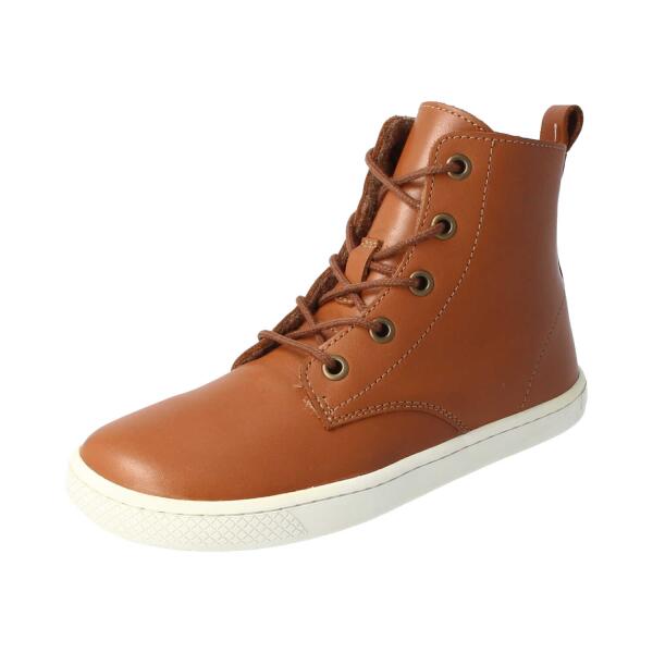 HAPPY-FEEL Winterstiefel chestnut nappa leather woolfleece laces Weite/M 33