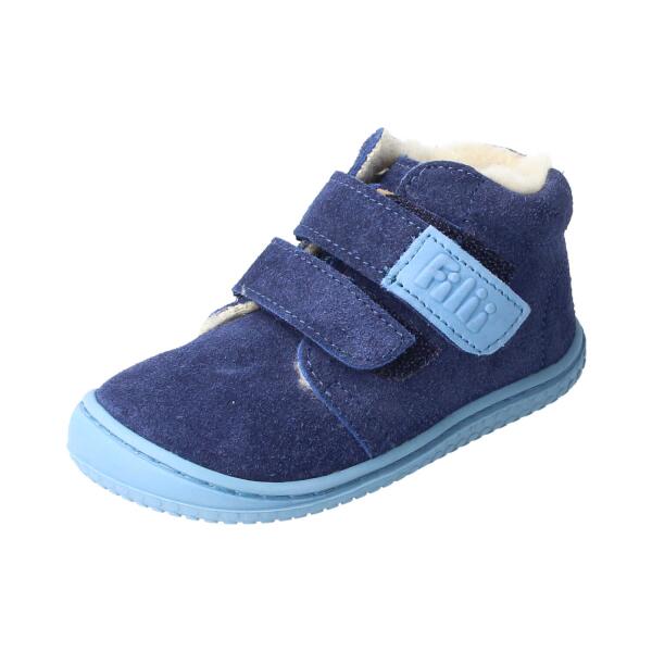 CHAMELIION Halbschuh ocean velours wool Klettverschluss Weite/M