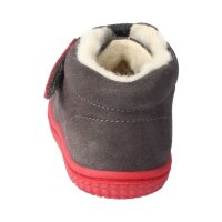 CHAMELIION Halbschuh graphit velours wool Klettverschluss Weite/M
