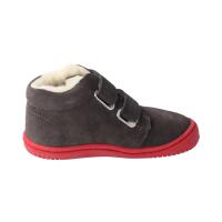 CHAMELIION Halbschuh graphit velours wool Klettverschluss Weite/M