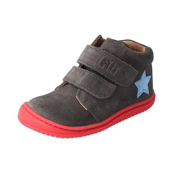 CHAMELIION Halbschuh graphit velours leather Klettverschluss Weite/M