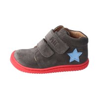 CHAMELIION Halbschuh graphit velours leather Klettverschluss Weite/M