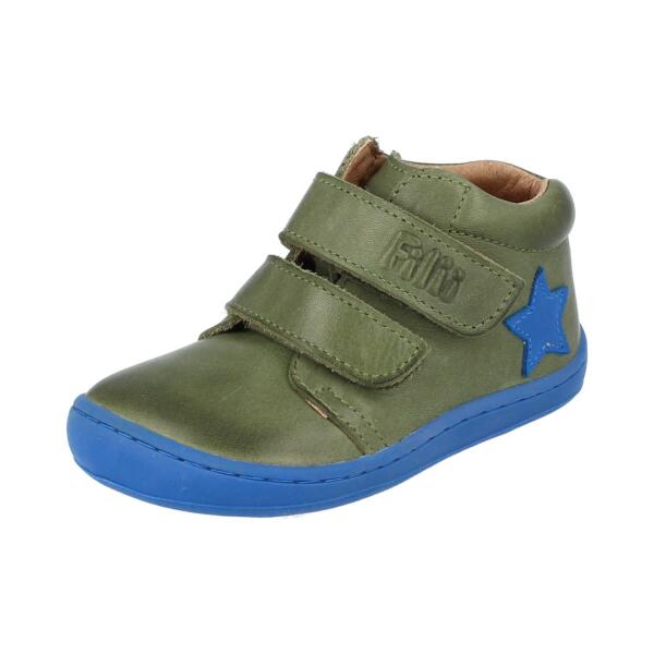CHAMELIION Halbschuh khaki nappa leather Klettverschluss Weite/M 25