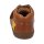 CHAMELIION Halbschuh chestnut nappa Klettverschluss Weite/M