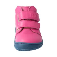 CHAMELIION Halbschuh pink nappa woolfleece Klettverschluss Weite/M 24
