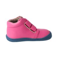 CHAMELIION Halbschuh pink nappa woolfleece velcro Weite/M 24